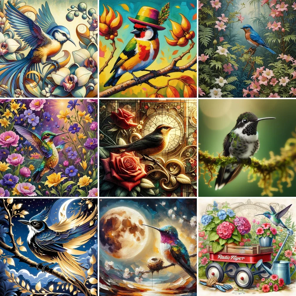 589748 Bird Hummingbird Paint By Number For Adults Art Stickers & Posters Crafts Supplies For Adults Wall Decor Gift For Wife
589748 Bird Hummingbird Paint By Number For Adults Art Stickers & Posters Crafts Supplies For Adults Wall Decor Gift For Wife