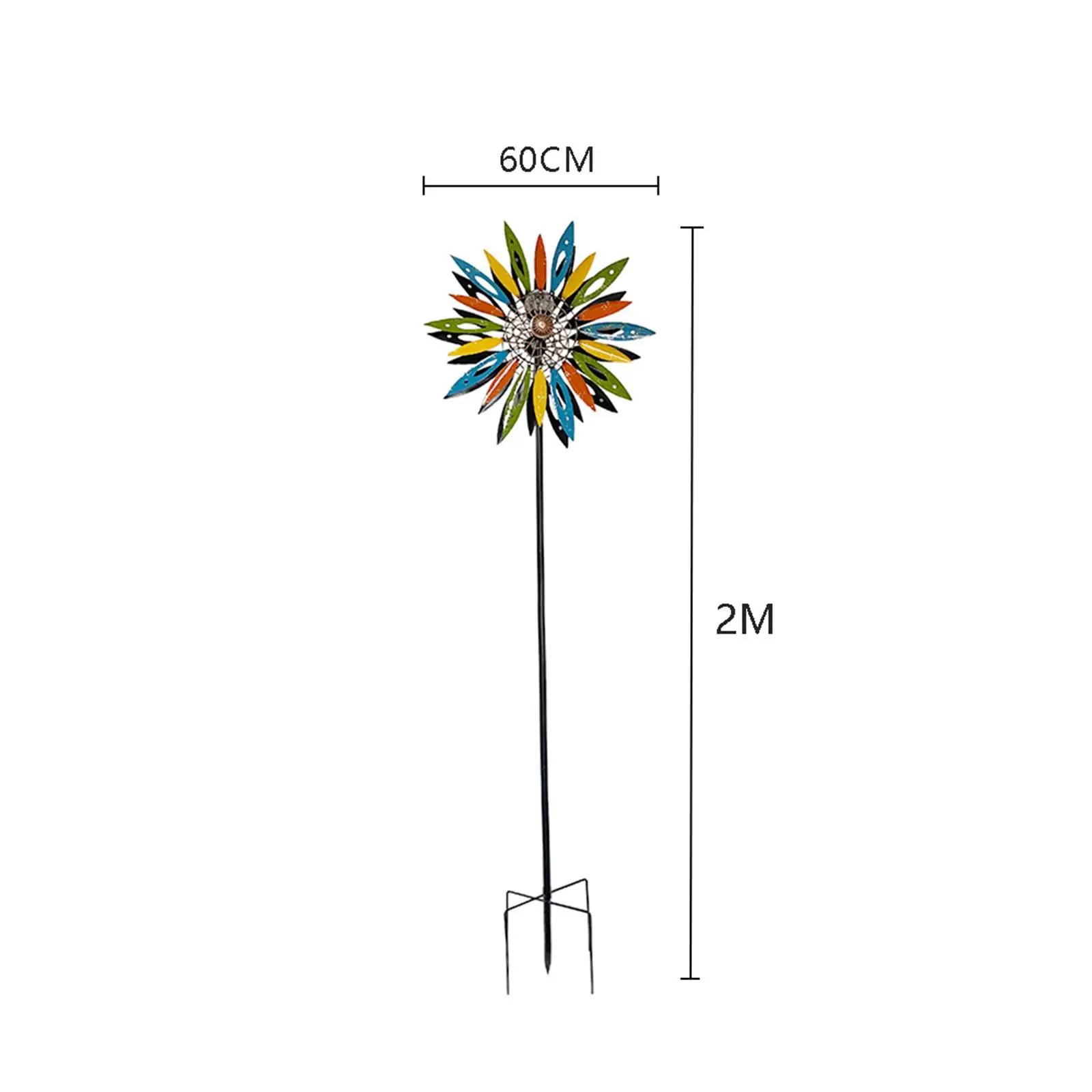 Wind Spinner Windmill 360 Degrees Swivel with Light Decorative Figurine Light Wind Catcher for Garden Outdoor Outside Yard Decor
Wind Spinner Windmill 360 Degrees Swivel with Light Decorative Figurine Light Wind Catcher for Garden Outdoor Outside Yard Decor