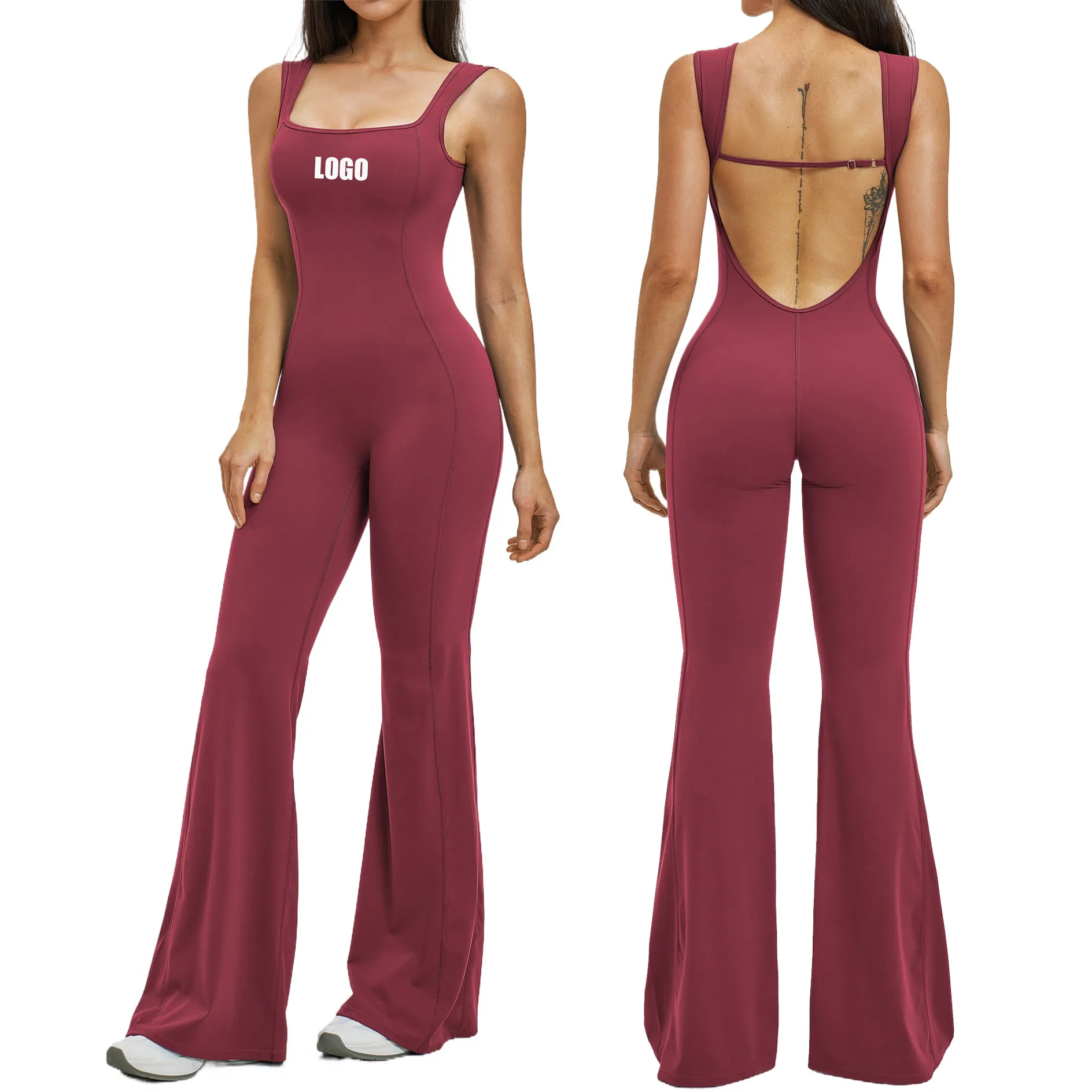 Custom LOGO Women's Sports Yoga Beauty Back onesie Weila Fitness onesie
Custom LOGO Women's Sports Yoga Beauty Back onesie Weila Fitness onesie