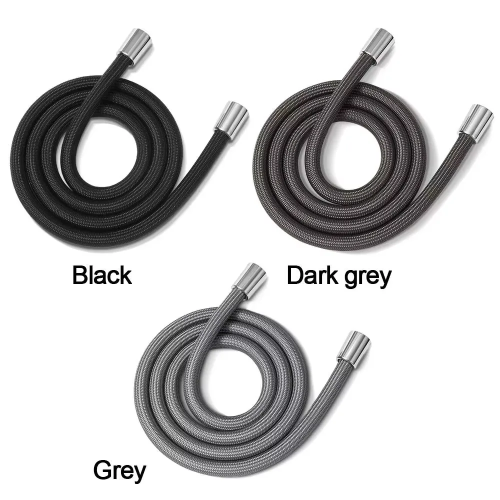 High Quality 1.5m/ 2m G1/2 Inch Flexible Shower Hose Nylon Grey Bathroom Water Head Shower Head Anti Winding Extension Pipe
High Quality 1.5m/ 2m G1/2 Inch Flexible Shower Hose Nylon Grey Bathroom Water Head Shower Head Anti Winding Extension Pipe