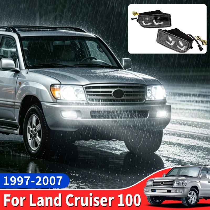 For 1997 2007 Toyota Land Cruiser LC100 FJ100 Front Fog Light Assembly Waterproof Durable Bumper Exterior Lighting Accessories
For 1997 2007 Toyota Land Cruiser LC100 FJ100 Front Fog Light Assembly Waterproof Durable Bumper Exterior Lighting Accessories