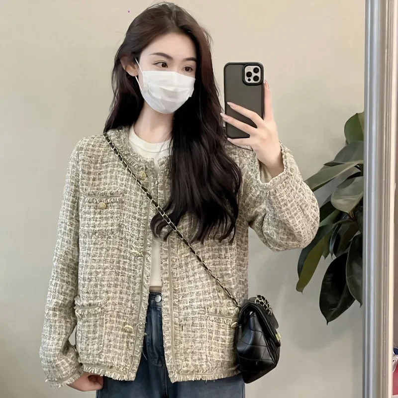 2024 New Spring Autumn Office Ladies High-end Age-reducing Coat Temperament Women's Top Clothes French Small Fragrance Jackets
2024 New Spring Autumn Office Ladies High-end Age-reducing Coat Temperament Women's Top Clothes French Small Fragrance Jackets