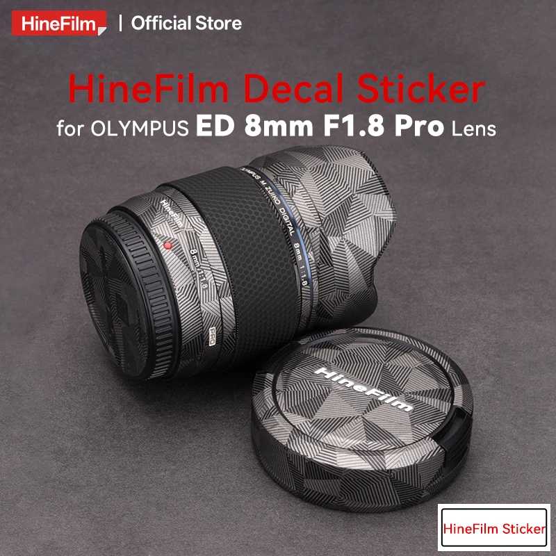 Hinefilm for Olympus 8 F1.8 Pro Lens Decal Skin M.ZUIKO DIGITAL ED 8mm F1.8 Fisheye PRO Lens Sticker Anti-scratch Wrap Cover
Hinefilm for Olympus 8 F1.8 Pro Lens Decal Skin M.ZUIKO DIGITAL ED 8mm F1.8 Fisheye PRO Lens Sticker Anti-scratch Wrap Cover