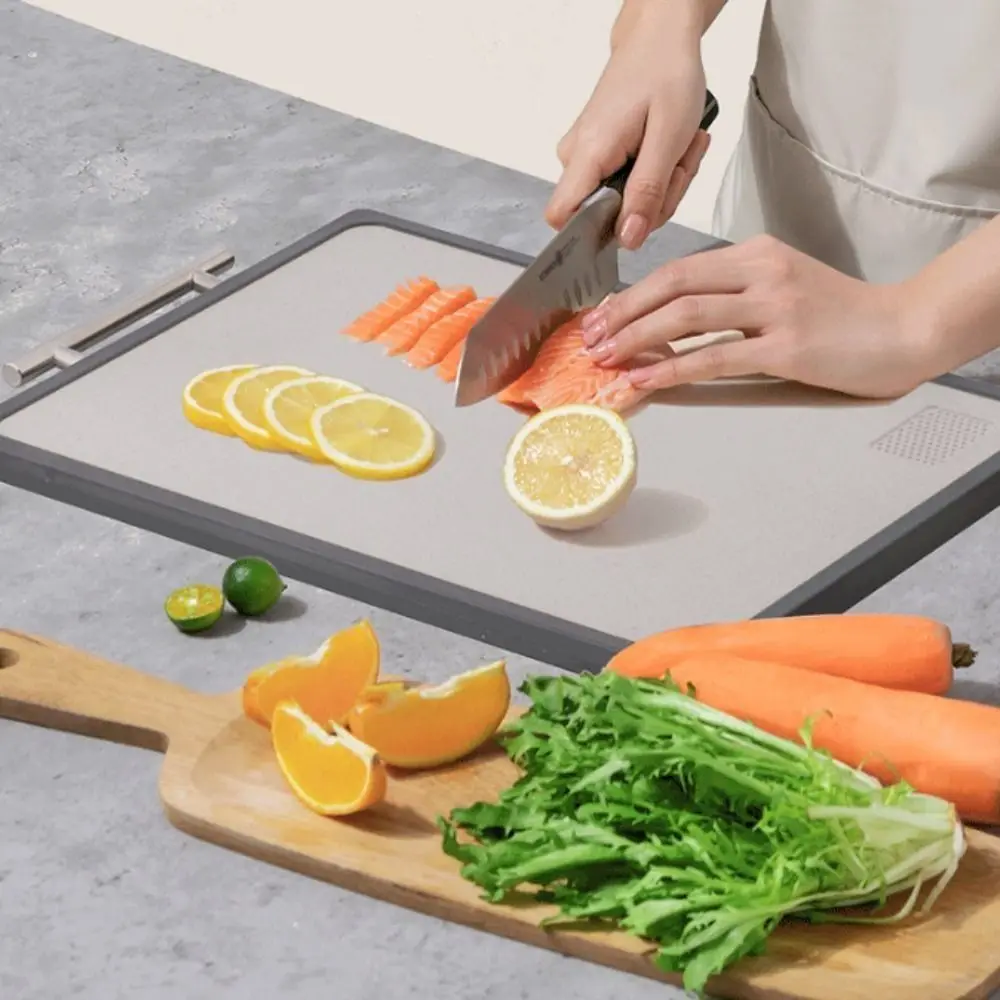 Double Sided Use Stainless Steel Cutting Board Mildew-resistant Scratch Resistant Meat Chopping Board Anti-Slip Rectangular
Double Sided Use Stainless Steel Cutting Board Mildew-resistant Scratch Resistant Meat Chopping Board Anti-Slip Rectangular