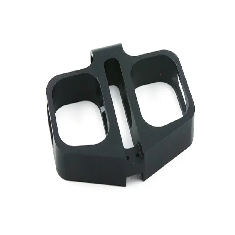 Black anodized aluminum alloy CNC precision machined double hole bracket accessories Custom equipment connection fixtures
Black anodized aluminum alloy CNC precision machined double hole bracket accessories Custom equipment connection fixtures