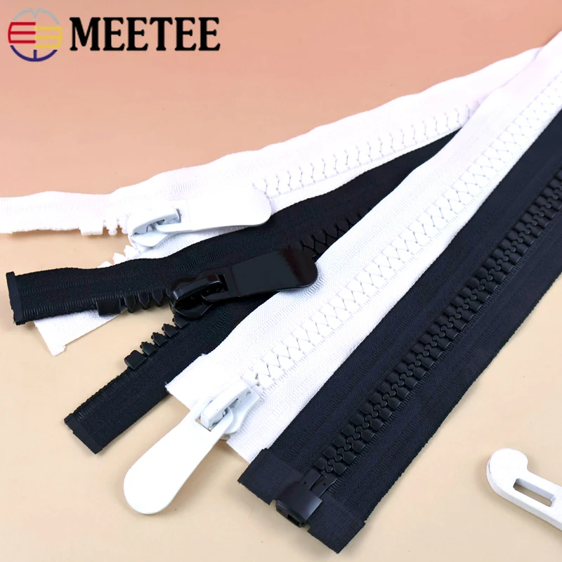 8#15# Resin Zipper for Sewing 70-150cm Long Open-End Zippers with Single/Double Sliders Tent Coat Clothes Zip Repair Accessories
8#15# Resin Zipper for Sewing 70-150cm Long Open-End Zippers with Single/Double Sliders Tent Coat Clothes Zip Repair Accessories