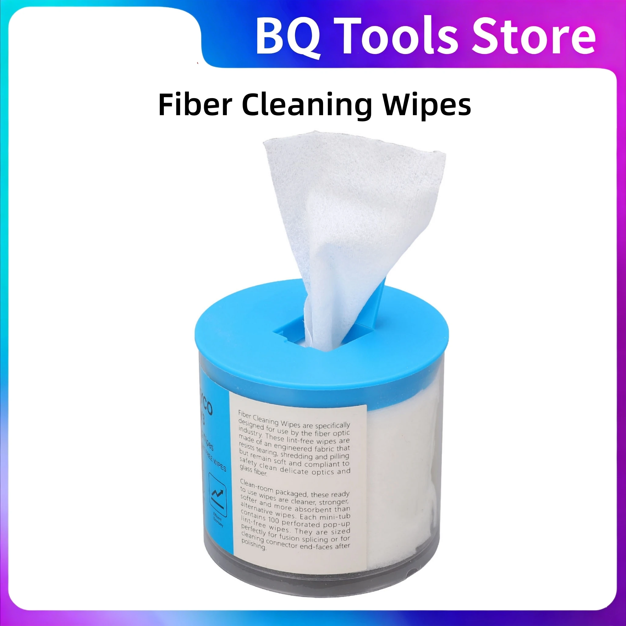 Fiber Cleaning Wipes Platform Dustfree Paper Fiber Optic Low-lint Wipes Optical Fiber Clean Paper 180 Pieces Per Box
Fiber Cleaning Wipes Platform Dustfree Paper Fiber Optic Low-lint Wipes Optical Fiber Clean Paper 180 Pieces Per Box