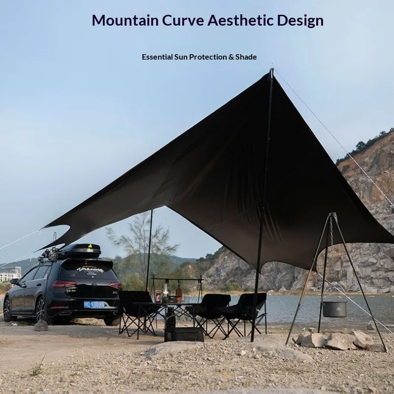 Portable Camping Sunshade Canopy Waterproof Tarp UV Protection Lightweight Quick Setup Picnic Beach Backyard Rain Shelter
Portable Camping Sunshade Canopy Waterproof Tarp UV Protection Lightweight Quick Setup Picnic Beach Backyard Rain Shelter