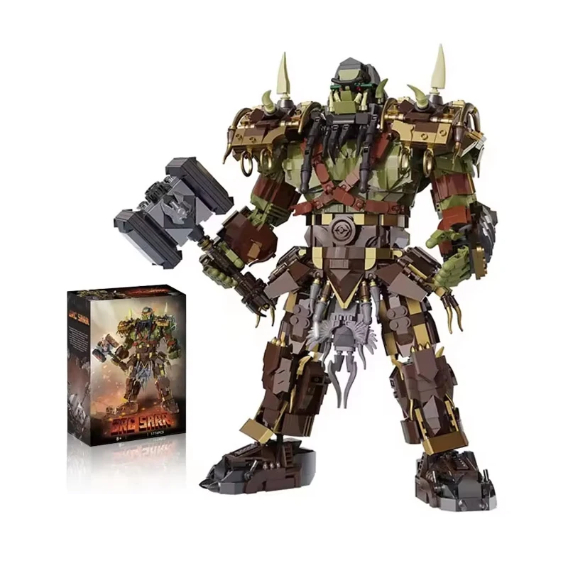 Модель Magic Orc 2021, 1766 шт., набор строительных блоков, древнее племя, главный комплект для сборки мелких частиц, игрушки «сделай сам», рождественские подарки 
Модель Magic Orc 2021, 1766 шт., набор строительных блоков, древнее племя, главный комплект для сборки мелких частиц, игрушки «сделай сам», рождественские подарки