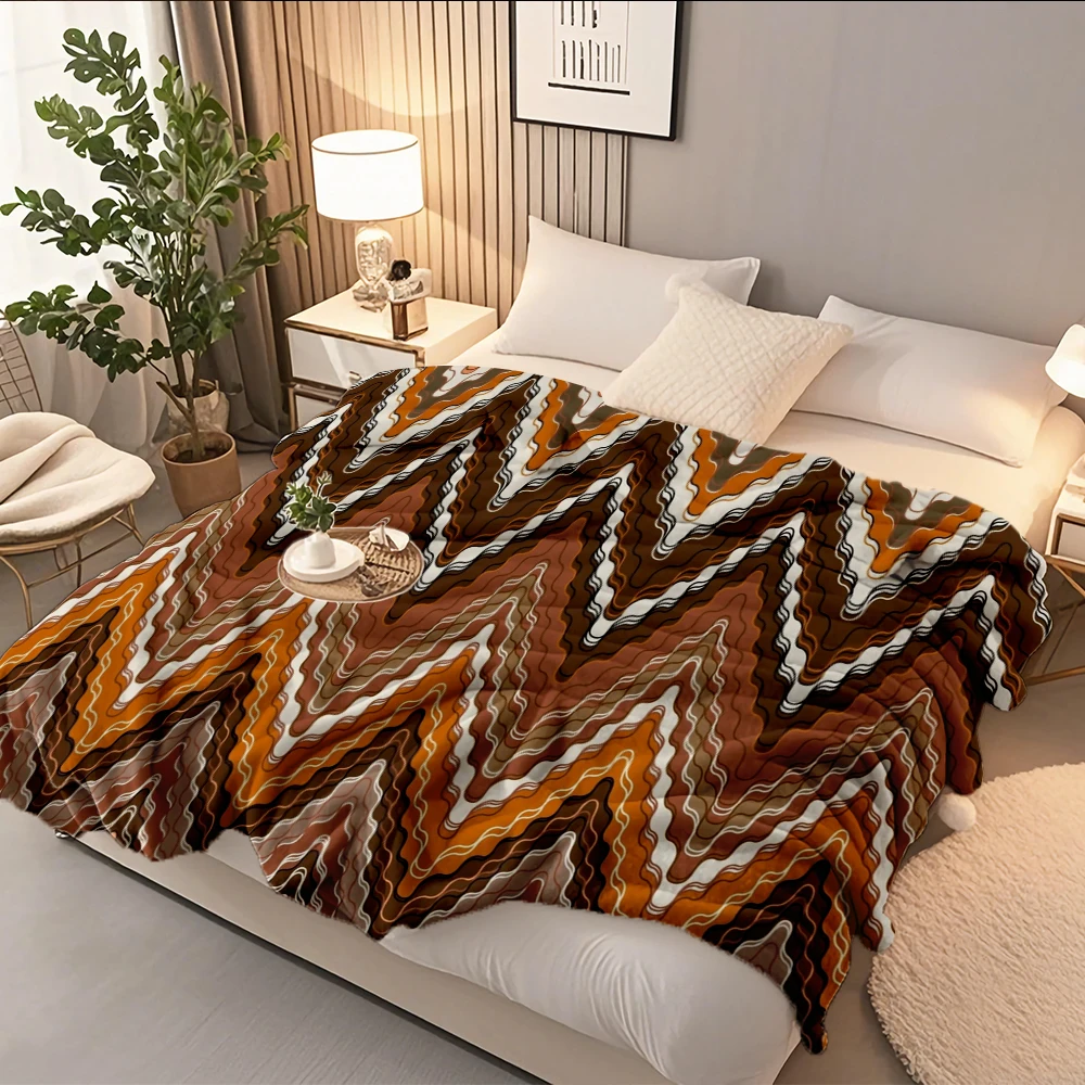 Spring/autumn Vintage Floral Flannel Bed Blanket Bohemian Zigzag Pattern Sherpa Throw Microfiber Bedspread Lightweight Blankets
Spring/autumn Vintage Floral Flannel Bed Blanket Bohemian Zigzag Pattern Sherpa Throw Microfiber Bedspread Lightweight Blankets