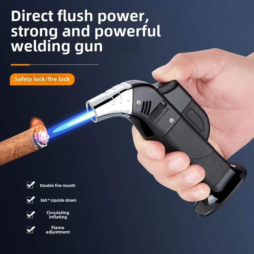 2025 New Outdoor Camping BBQ Kitchen Baking Lighter Welding Gun Windproof Inflatable Lighter Cigar Lighters(NO Gas)
2025 New Outdoor Camping BBQ Kitchen Baking Lighter Welding Gun Windproof Inflatable Lighter Cigar Lighters(NO Gas)