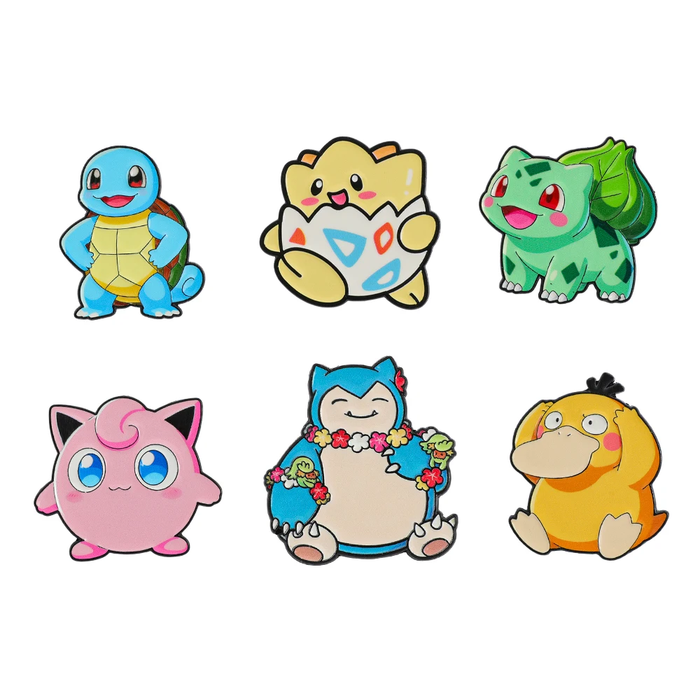 6 Pcs Funny Game Brooch Cute Squirtle Psyduck Bulbasaur Enamel Pin Metal Badge Jewelry Clothing Backpack Accessories Gift
6 Pcs Funny Game Brooch Cute Squirtle Psyduck Bulbasaur Enamel Pin Metal Badge Jewelry Clothing Backpack Accessories Gift