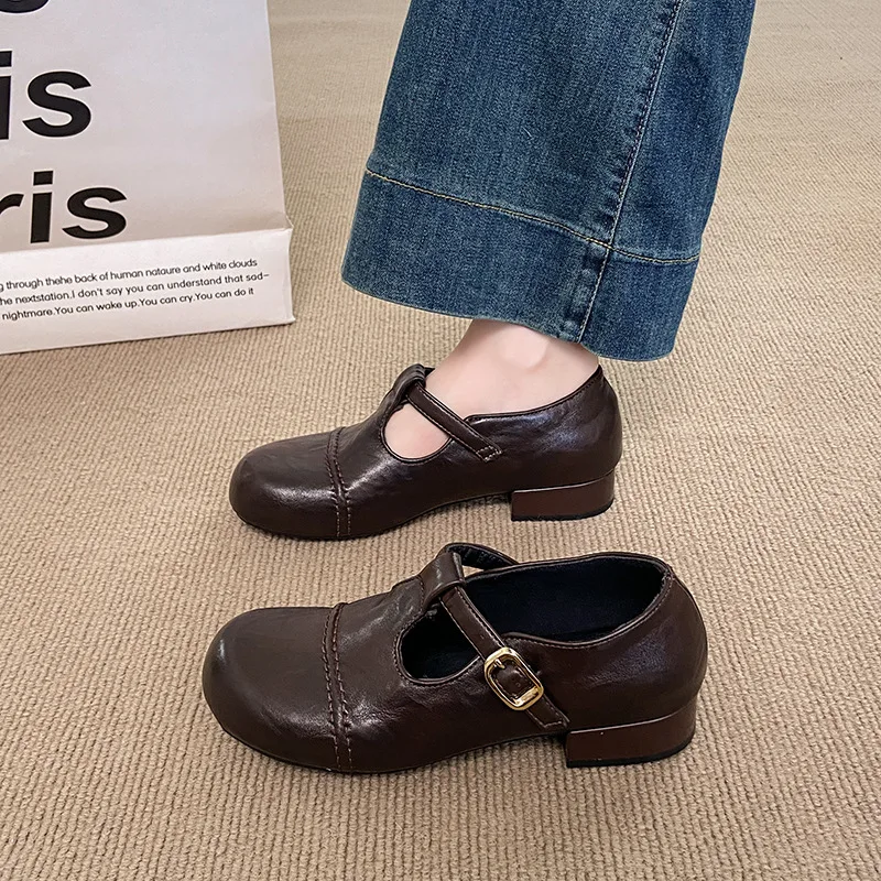 2026, модная весенне-осенняя повседневная женская обувь, туфли Мэри Джейн, женская деловая повседневная обувь в британском стиле, элегантные модельные кожаные туфли
2026, модная весенне-осенняя повседневная женская обувь, туфли Мэри Джейн, женская деловая повседневная обувь в британском стиле, элегантные модельные кожаные туфли