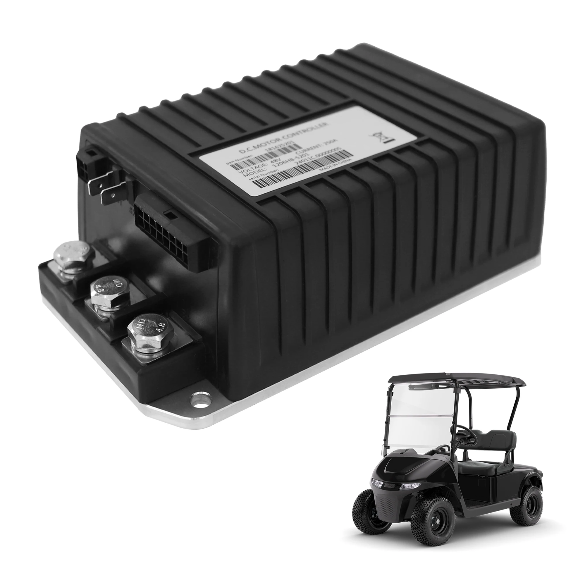 48V 250A 1206HB-5201 DC Motor Speed Controller for Curtis EZGO TXT ITS Throttle Express S4/L4 Fits Cushman Hauler 800/1000
48V 250A 1206HB-5201 DC Motor Speed Controller for Curtis EZGO TXT ITS Throttle Express S4/L4 Fits Cushman Hauler 800/1000