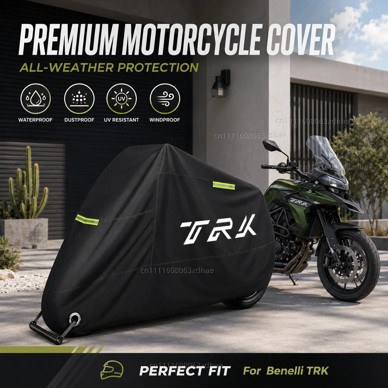 All Season Motorcycle Cover Rainproof Dustproof UV Protection 190T Oxford Cloth For For Benelli TRK 502X TRK 502 X Leoncino 500
All Season Motorcycle Cover Rainproof Dustproof UV Protection 190T Oxford Cloth For For Benelli TRK 502X TRK 502 X Leoncino 500