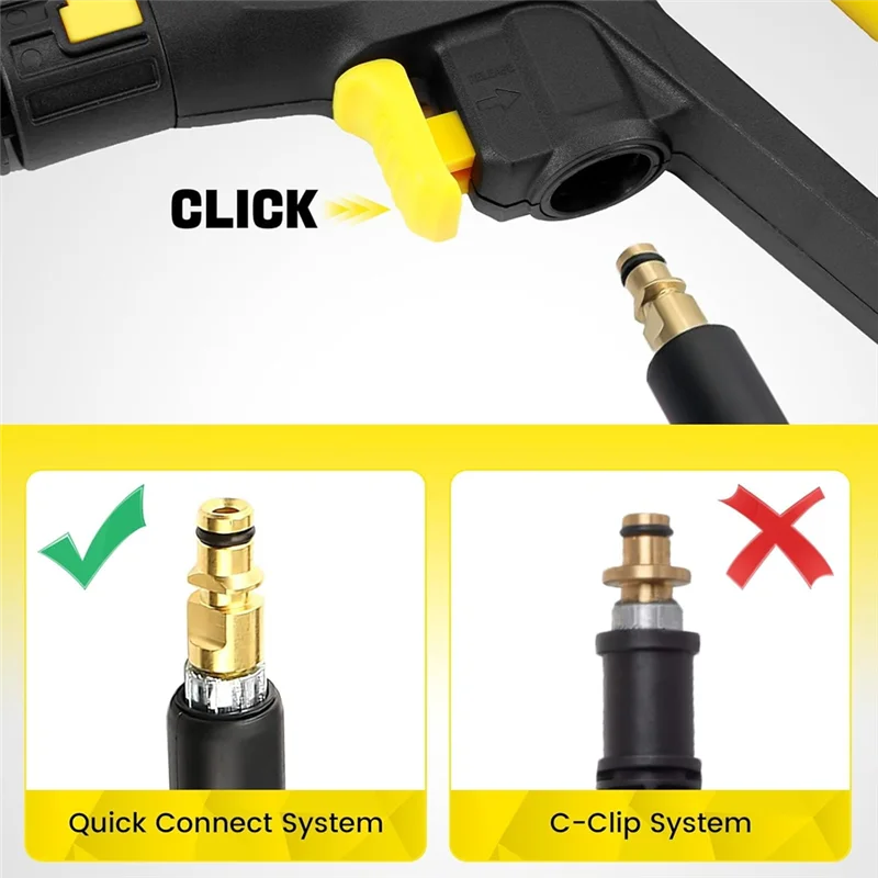Комплект для замены мойки высокого давления на 2175 фунтов на квадратный дюйм, подходит для быстроразъемной шланговой системы Karcher K2-K7
Комплект для замены мойки высокого давления на 2175 фунтов на квадратный дюйм, подходит для быстроразъемной шланговой системы Karcher K2-K7
