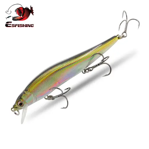 ESFISHING fishing lure wobbler Jerkbait 11cm 15g 0-1.2m Professional Minnow hard Artificial Bait peche Tackles vibration vision