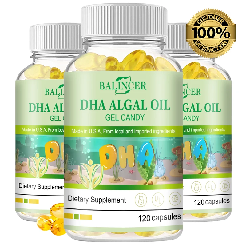 DHA Algal Oil Capsules, Benefit Nervous System, Skin and Hair Health, Antioxidants, Easy To Swallow,Dietary Supplement
DHA Algal Oil Capsules, Benefit Nervous System, Skin and Hair Health, Antioxidants, Easy To Swallow,Dietary Supplement