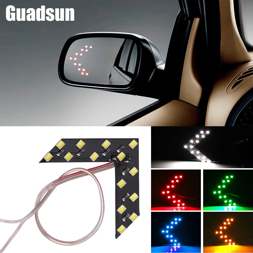 Guadsun 2X Led Rear Mirror Assisted Turn Signal Lights Green Blue Yellow Red White 12V 14SMD Concealed Lamp Car Auto Arrow Light
Guadsun 2X Led Rear Mirror Assisted Turn Signal Lights Green Blue Yellow Red White 12V 14SMD Concealed Lamp Car Auto Arrow Light