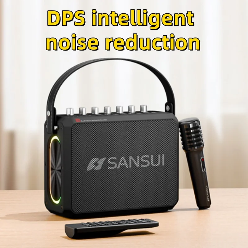 Сабвуфер Shanshui T98HI-FI, беспроводной Bluetooth5.3, уличный портативный караоке, мощный, 150 Вт, высококачественный динамик с микрофоном
Сабвуфер Shanshui T98HI-FI, беспроводной Bluetooth5.3, уличный портативный караоке, мощный, 150 Вт, высококачественный динамик с микрофоном