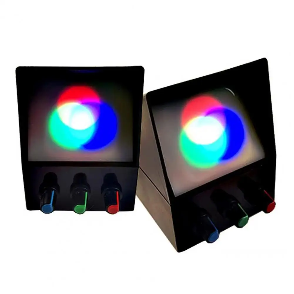 Three-color Light Mixing Instrument Junior High School Physics Students' Hands-on Optical Experiments Teaching Tool for Light
Three-color Light Mixing Instrument Junior High School Physics Students' Hands-on Optical Experiments Teaching Tool for Light