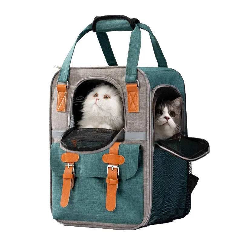New For Portable Double Shoulder Breathable Cat Backpack Foldable Small Pet Going Out Bag pet bag travel bag
New For Portable Double Shoulder Breathable Cat Backpack Foldable Small Pet Going Out Bag pet bag travel bag