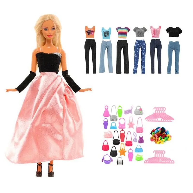 18 Items Doll Accessories / Lot Kids Toys Fashion Dolls Dress Clothes Wear Shoes Hanger Fast Shipping Things For 11.5" Toy DIY
18 Items Doll Accessories / Lot Kids Toys Fashion Dolls Dress Clothes Wear Shoes Hanger Fast Shipping Things For 11.5" Toy DIY