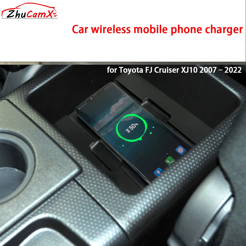 for Toyota FJ Cruiser XJ10 2007–2022 Armrest Storage Car Wireless Mobile Phone Charger QI 18W iPhone Magsafe Fast Charging Panel
for Toyota FJ Cruiser XJ10 2007–2022 Armrest Storage Car Wireless Mobile Phone Charger QI 18W iPhone Magsafe Fast Charging Panel