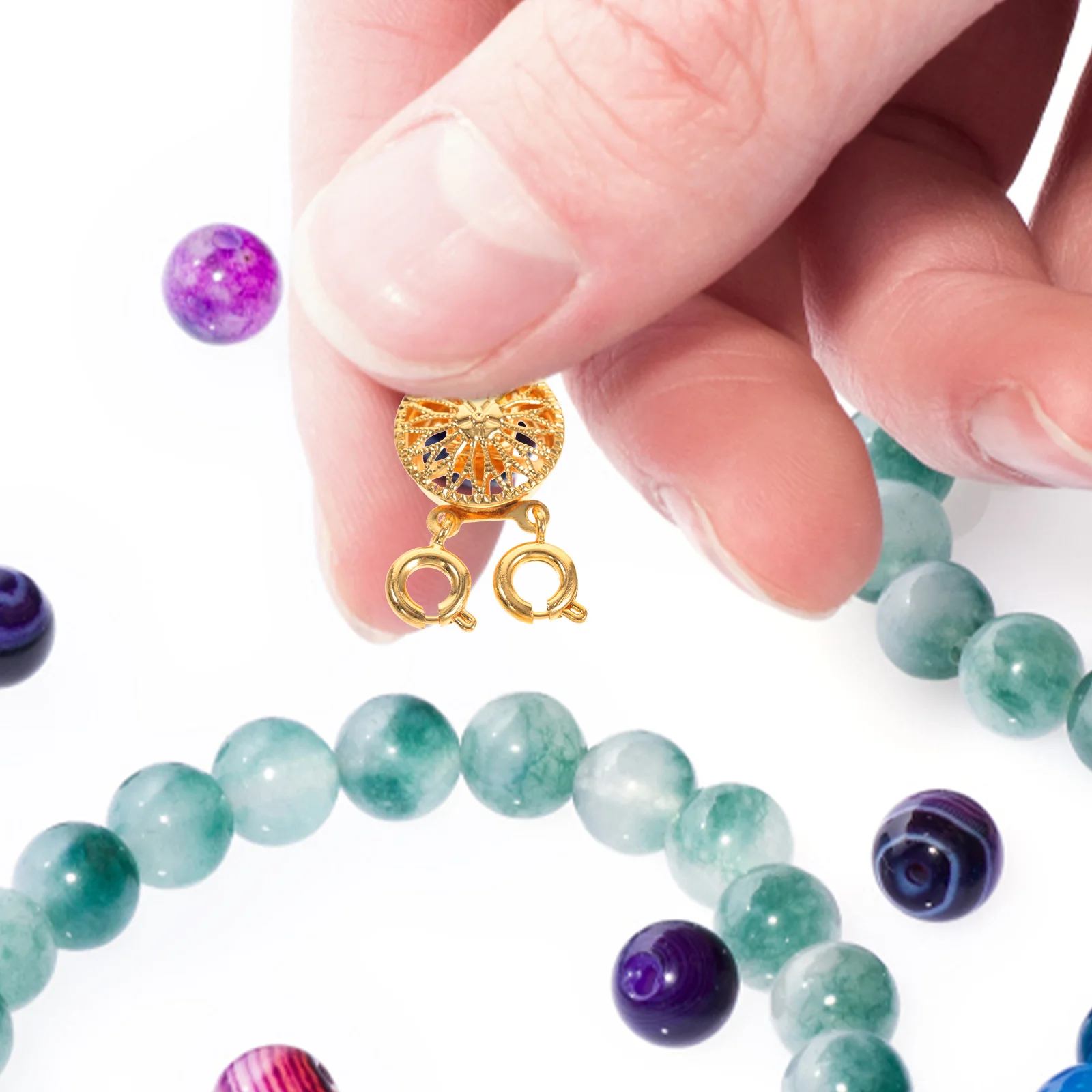 Sunflower Necklace Accessories Copper Layer Clasp Multi-layer Stacking Jewelry Connector Separator Non-tangling DIY Bracelet
Sunflower Necklace Accessories Copper Layer Clasp Multi-layer Stacking Jewelry Connector Separator Non-tangling DIY Bracelet