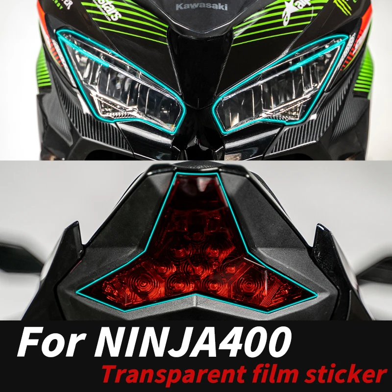 For Kawasaki NINJA 400 TPU Transparent Headlight Film Smoked Taillight Cover Anti-Scratch Protective Modification Stickers
For Kawasaki NINJA 400 TPU Transparent Headlight Film Smoked Taillight Cover Anti-Scratch Protective Modification Stickers
