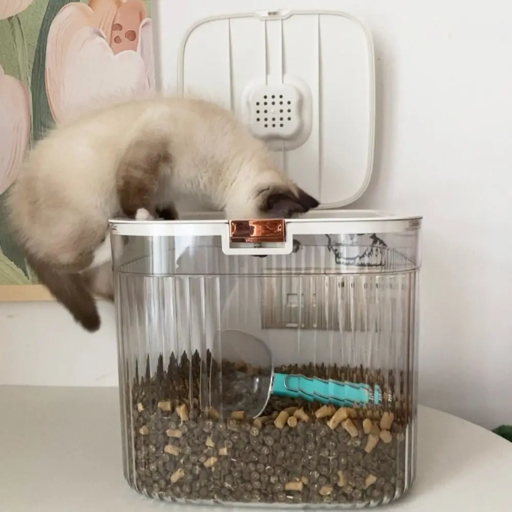 Flip Cover Dog Food Storage Container Sealed Large Capacity Cat Dry Food Box Plastic Transparent Pet Food Storage Barrel
Flip Cover Dog Food Storage Container Sealed Large Capacity Cat Dry Food Box Plastic Transparent Pet Food Storage Barrel