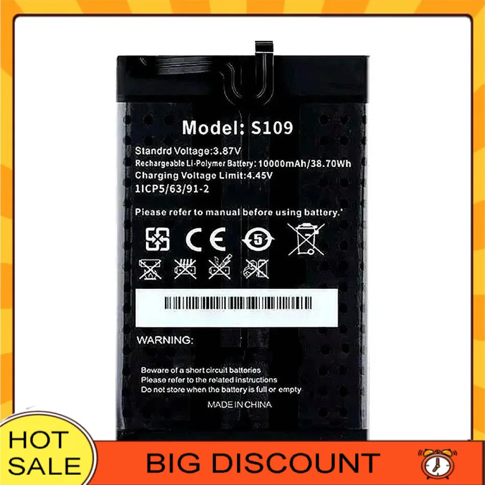 Long Lasting 10000Mah For Oukitel WP22 S109 Mobile Phone Battery Wp22 Good Low-Temperature Performance 
Long Lasting 10000Mah For Oukitel WP22 S109 Mobile Phone Battery Wp22 Good Low-Temperature Performance