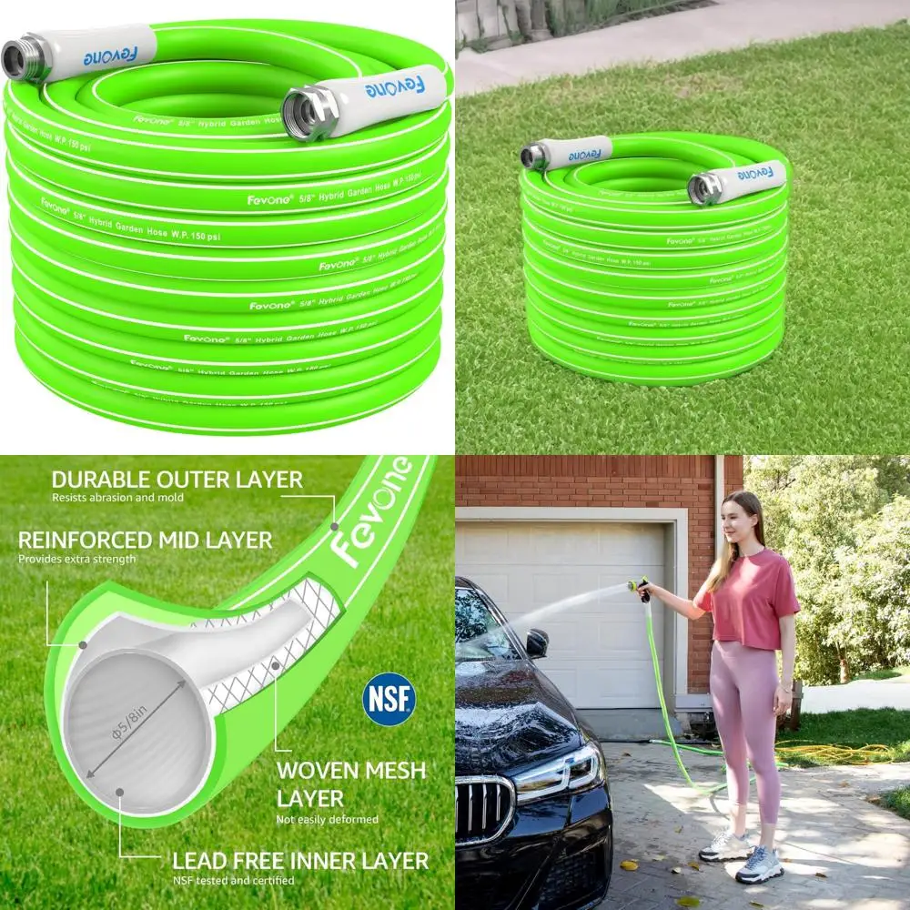 Сверхмощный садовый шланг 100 x 5/8 — безопасный для питьевой воды, гибкий, без ударов, легкий гибридный полимерный шланг для использования на открытом воздухе
Сверхмощный садовый шланг 100 x 5/8 — безопасный для питьевой воды, гибкий, без ударов, легкий гибридный полимерный шланг для использования на открытом воздухе