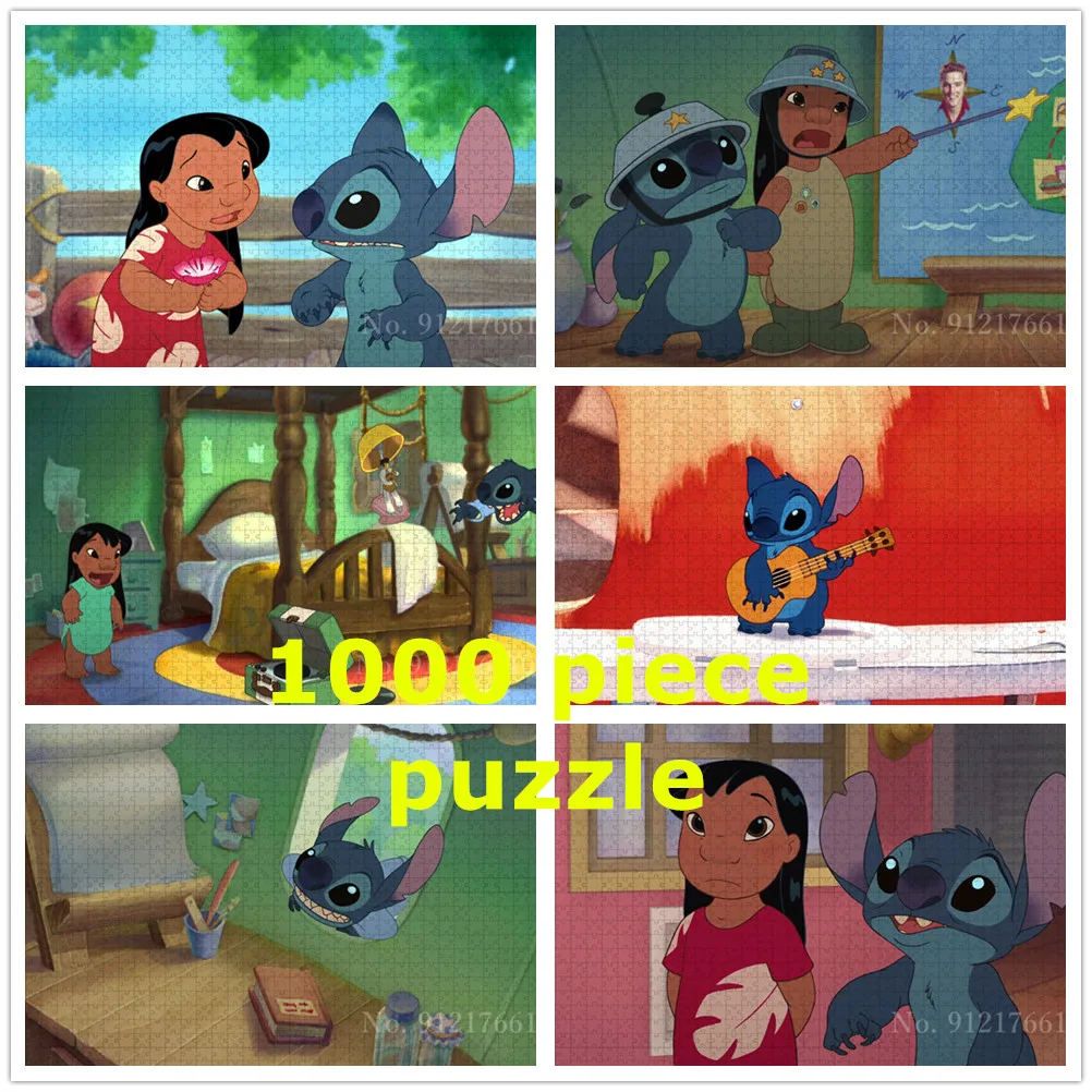 Puzzles 1000 Pieces Lilo & Stitch Paper Puzzle Disney Cartoon House Jigsaw Puzzle for Kids Toys Hobbies Games Gift Bedroom Decor
Puzzles 1000 Pieces Lilo & Stitch Paper Puzzle Disney Cartoon House Jigsaw Puzzle for Kids Toys Hobbies Games Gift Bedroom Decor