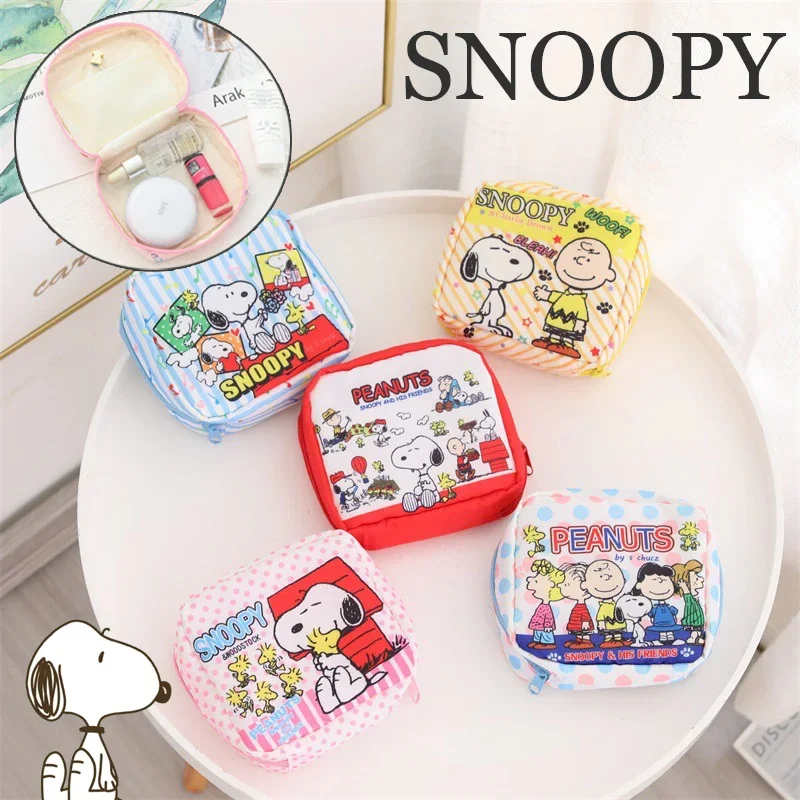 Snoopy Sanitary Napkin Storage Bag Women Portable Tampon Organizer Pouch Large Capacity Cartoon Coin Purse Toiletry Cosmetic Bag
Snoopy Sanitary Napkin Storage Bag Women Portable Tampon Organizer Pouch Large Capacity Cartoon Coin Purse Toiletry Cosmetic Bag