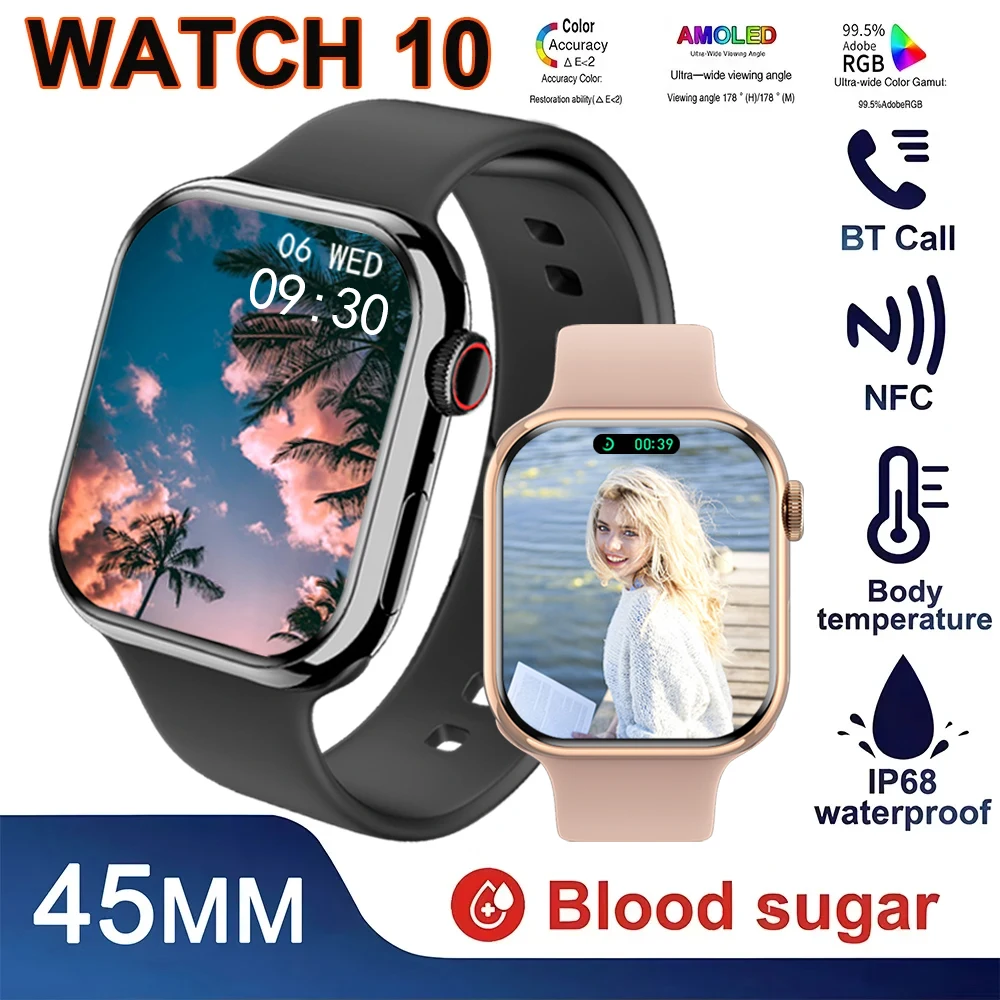 Новинка, Смарт-часы для Apple Watch, 10 серии, мужские Смарт-часы, BT, монитор здоровья, водонепроницаемый трекер, спортивные часы для Android
Новинка, Смарт-часы для Apple Watch, 10 серии, мужские Смарт-часы, BT, монитор здоровья, водонепроницаемый трекер, спортивные часы для Android