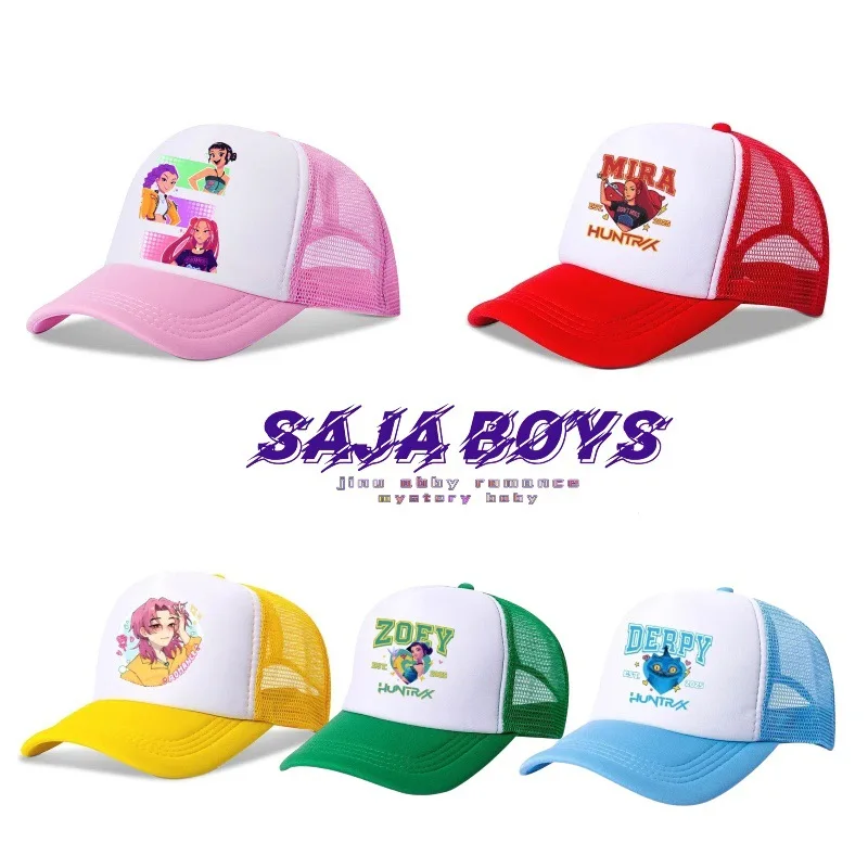 New Kpop Demon Hunter Cartoon Printed Baseball Cap Mesh Breathable Dome Hip-hop Sports Cap
New Kpop Demon Hunter Cartoon Printed Baseball Cap Mesh Breathable Dome Hip-hop Sports Cap