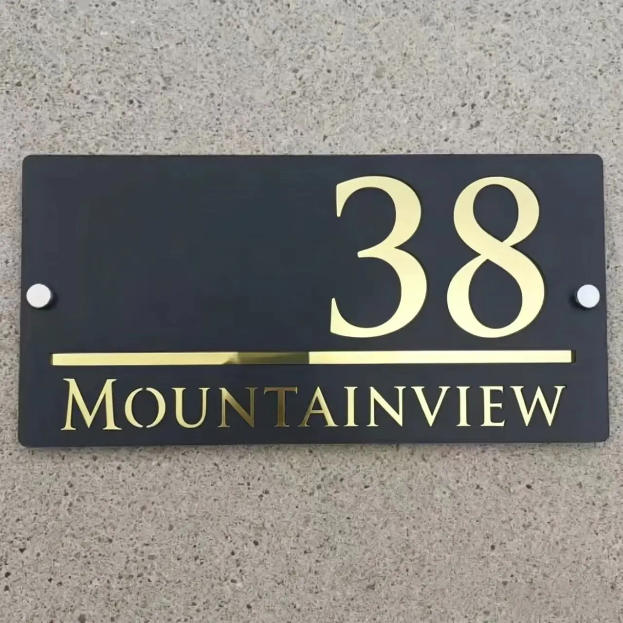 Custom 3D Floating Address Sign Acrylic Door Plaque Outdoor Waterproof Modern House Number Laser Cut Nail-On
Custom 3D Floating Address Sign Acrylic Door Plaque Outdoor Waterproof Modern House Number Laser Cut Nail-On