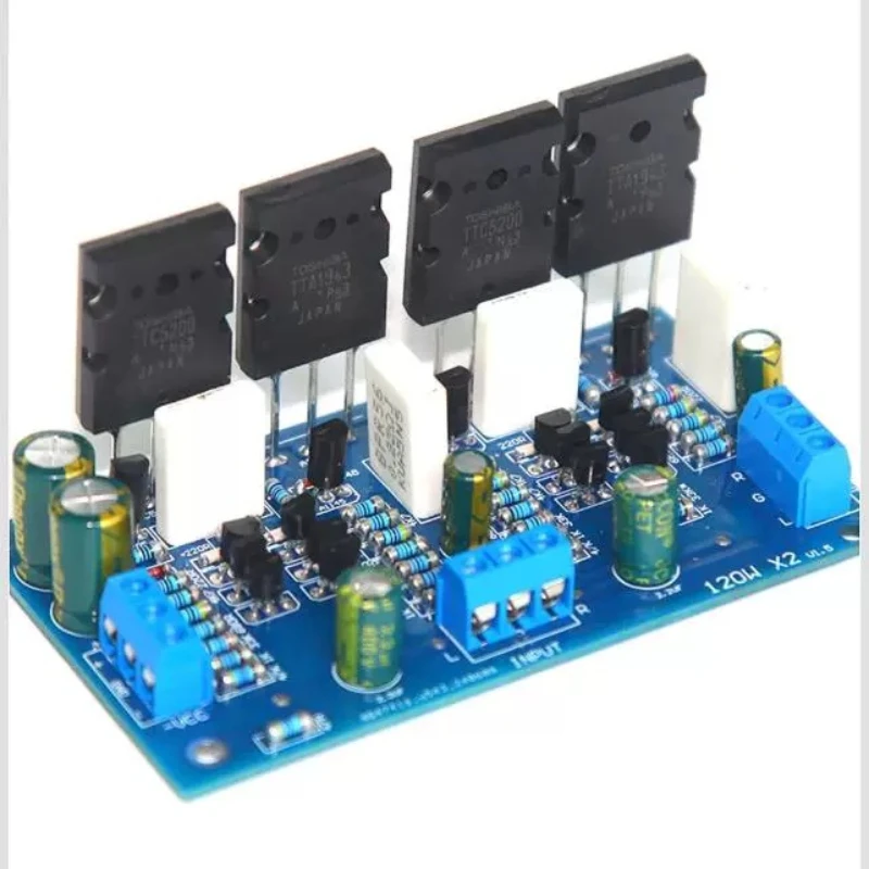 120w+120w power amplifier board, two-channel hifi fever grade upgraded version, high power for home
120w+120w power amplifier board, two-channel hifi fever grade upgraded version, high power for home