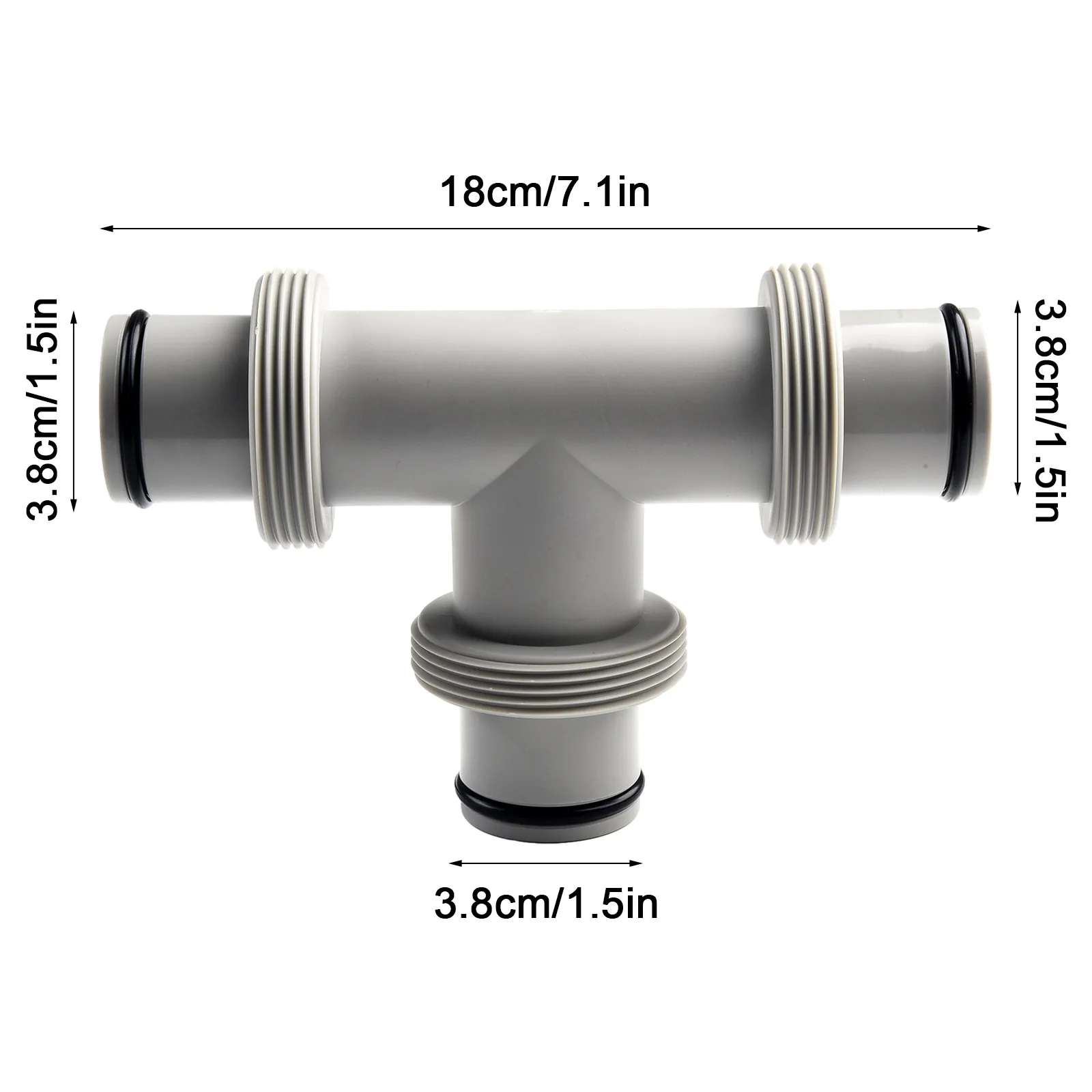 Pool Supplies 2pcs Hose Adapter 1.5in Tee For Intex 1.5in Hose Extension Adapter Prevent Sun Rain Snow T-connector
Pool Supplies 2pcs Hose Adapter 1.5in Tee For Intex 1.5in Hose Extension Adapter Prevent Sun Rain Snow T-connector
