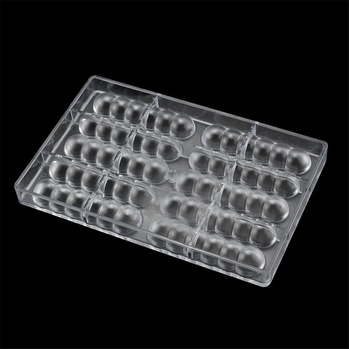 AA91 10 Cavity Chocolate Mould Half Round Gourd Shape Cake Mould Cake Mould for Bakeware Candy Pastry Bakery Tools
AA91 10 Cavity Chocolate Mould Half Round Gourd Shape Cake Mould Cake Mould for Bakeware Candy Pastry Bakery Tools
