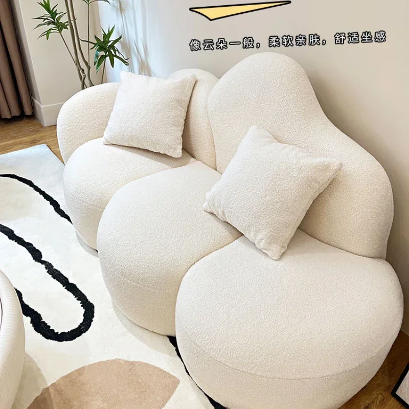 Beauty Salon Cloud Shaped Small Sofa Clothing Shop Simple living room furniture
Beauty Salon Cloud Shaped Small Sofa Clothing Shop Simple living room furniture