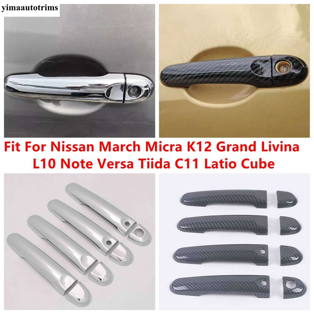 Car Door Handle Cover Trim ABS Chrome Accessories For Nissan March Micra K12 Grand Livina L10 Note Versa Tiida C11 Latio Cube
Car Door Handle Cover Trim ABS Chrome Accessories For Nissan March Micra K12 Grand Livina L10 Note Versa Tiida C11 Latio Cube
