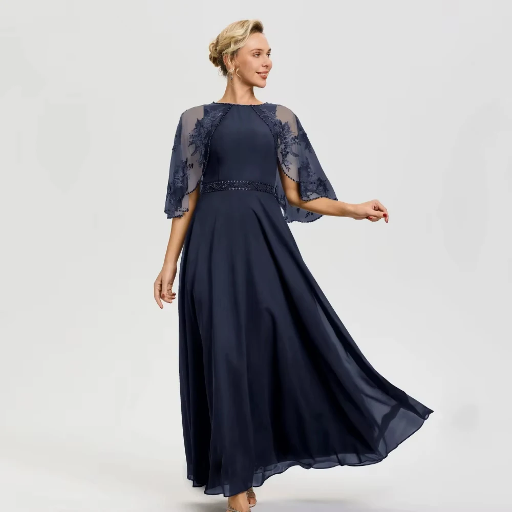 Элегантное вечернее платье для матери невесты по индивидуальному заказу, кружевное шифоновое платье трапециевидной формы, новые платья до щиколотки, свадебные платья
Элегантное вечернее платье для матери невесты по индивидуальному заказу, кружевное шифоновое платье трапециевидной формы, новые платья до щиколотки, свадебные платья