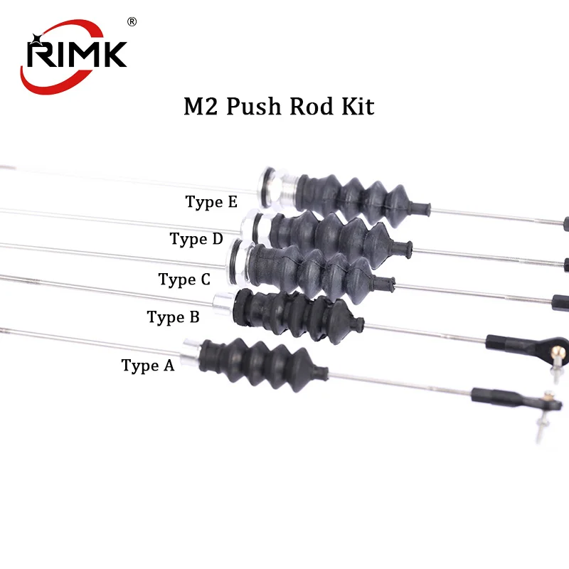 RIMK RC Boat M2 Ball Head Tie Rod End+Rubber Bellows Radio Box Seals+Servo Push Pull Rod(Length 100~300mm) for RC Boat
RIMK RC Boat M2 Ball Head Tie Rod End+Rubber Bellows Radio Box Seals+Servo Push Pull Rod(Length 100~300mm) for RC Boat