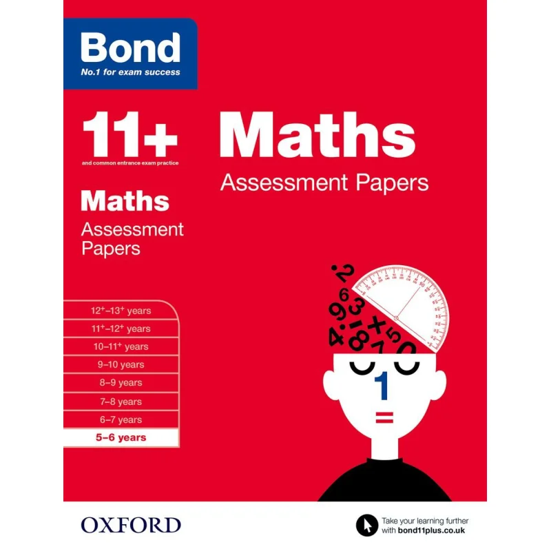 BOND 11 ASSESSMENT PAPERS MATHS 56 YRS Bond 11 Oxford University Press 9780192740106 Book
BOND 11 ASSESSMENT PAPERS MATHS 56 YRS Bond 11 Oxford University Press 9780192740106 Book