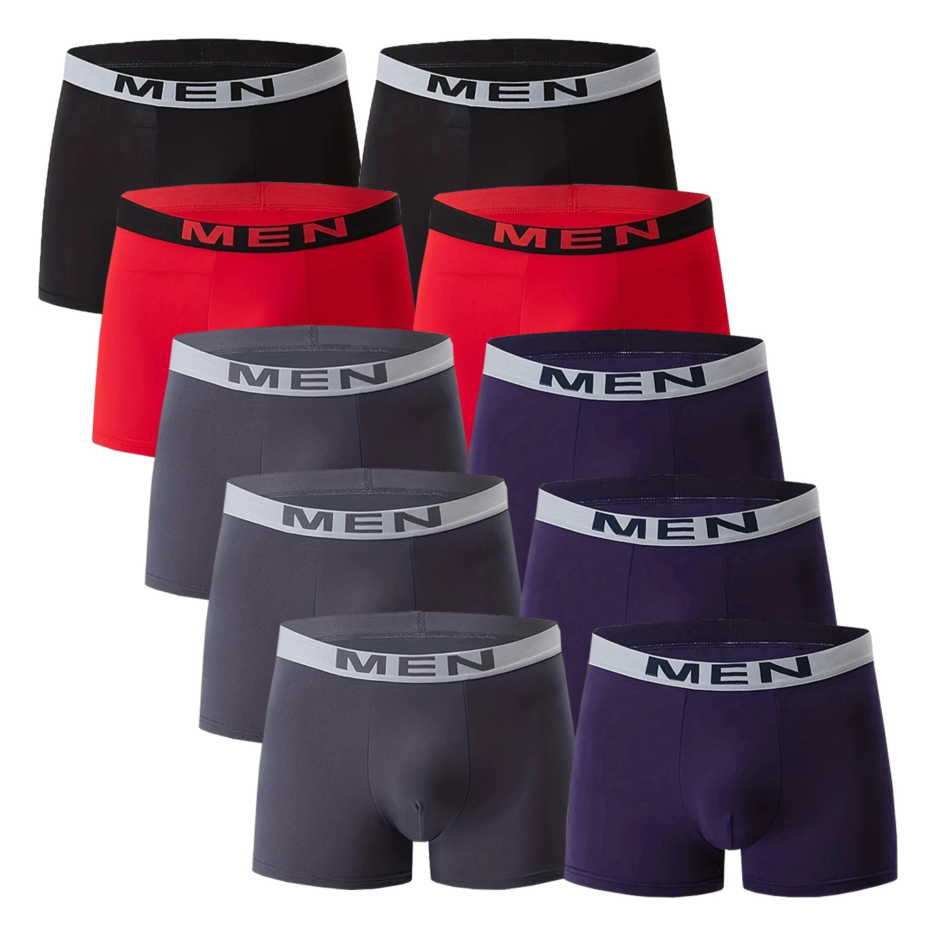 New 10Pcs Men Sexy Panties Four Season Fashion Casual Basic Versatile Underwear Boxer Shorts Plus Size Youth Sports Base Shorts
New 10Pcs Men Sexy Panties Four Season Fashion Casual Basic Versatile Underwear Boxer Shorts Plus Size Youth Sports Base Shorts