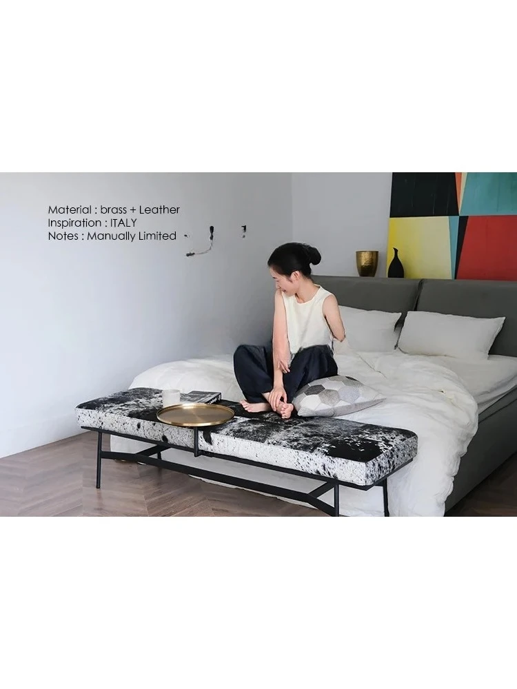 B24 rare Australian cowhide material with all handmade soft bag bench cloakroom mid island bedroom bedside stool
B24 rare Australian cowhide material with all handmade soft bag bench cloakroom mid island bedroom bedside stool