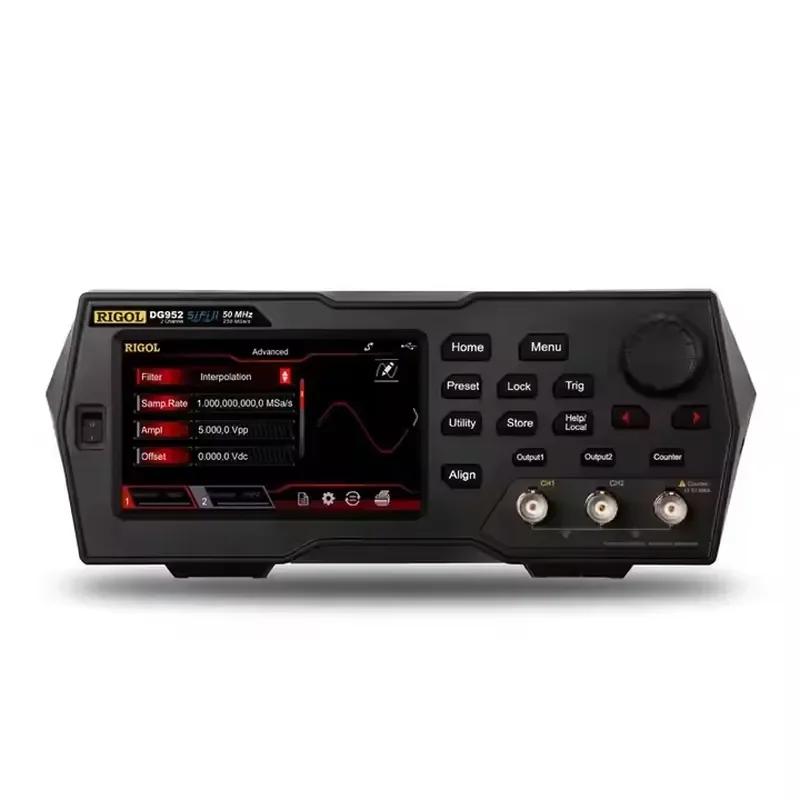 DG952 2 Channel Function/Arbitrary Generator Sine 50MHz Bandwidth High-Precision Signal Output 0.1mV Amplitude
DG952 2 Channel Function/Arbitrary Generator Sine 50MHz Bandwidth High-Precision Signal Output 0.1mV Amplitude