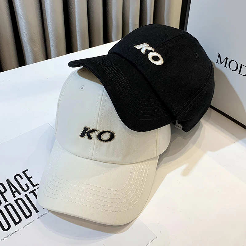 2022 New KO Letter Baseball Cap Ladies Spring and Autumn Ins Tide Brand Student Sunshade Peaked Caps Men's Fashion Outdoor Hat
2022 New KO Letter Baseball Cap Ladies Spring and Autumn Ins Tide Brand Student Sunshade Peaked Caps Men's Fashion Outdoor Hat